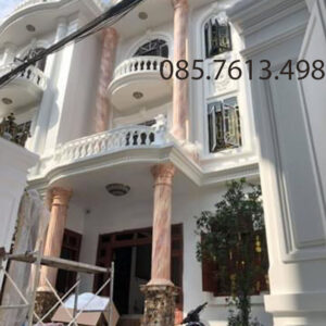 Sơn giả đá cột tròn_ Thi công sơn giả đá đẹp & tư Vấn 24/7