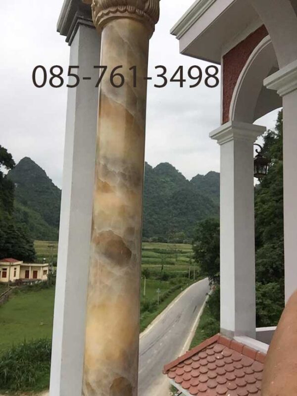 Cột giả đá cẩm thạch [sang trọng, bền đẹp trên 10 năm] - Ảnh 2