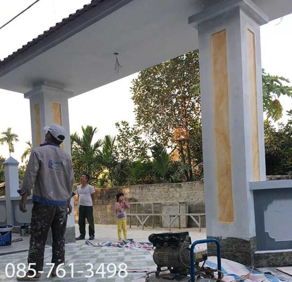 Giả Đá Cẩm Thạch Ngoại Thất_ Sơn giả đá 3D sang trọng - Ảnh 11