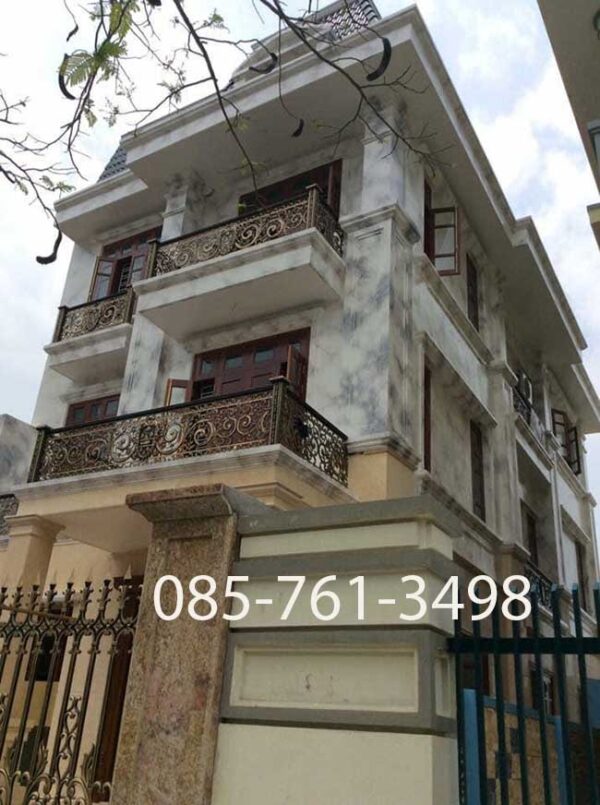 Sơn giả đá cột vuông_ Mẫu cột vuông sơn 3D đẹp - Ảnh 10