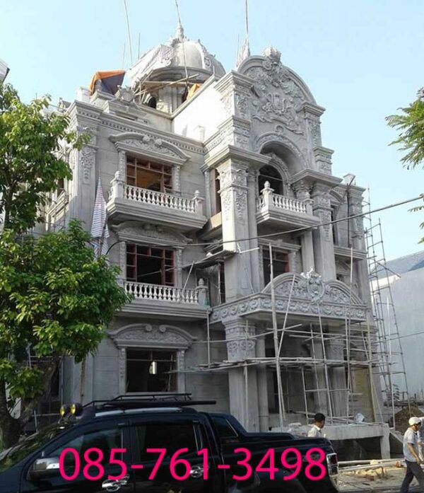 Sơn giả đá cột vuông_ Mẫu cột vuông sơn 3D đẹp - Ảnh 12