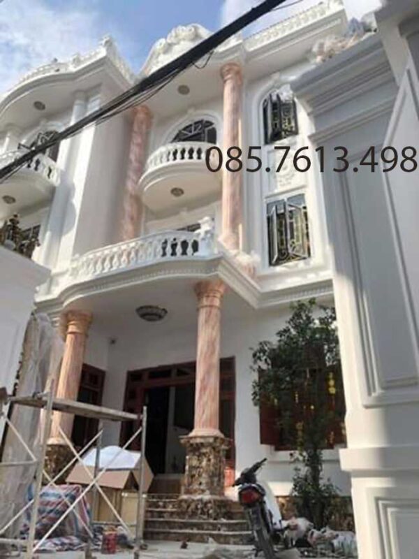 Sơn Giả Đá Mặt Tiền_ giả đá 3D mặt tiền đẹp sang trọng - Ảnh 2