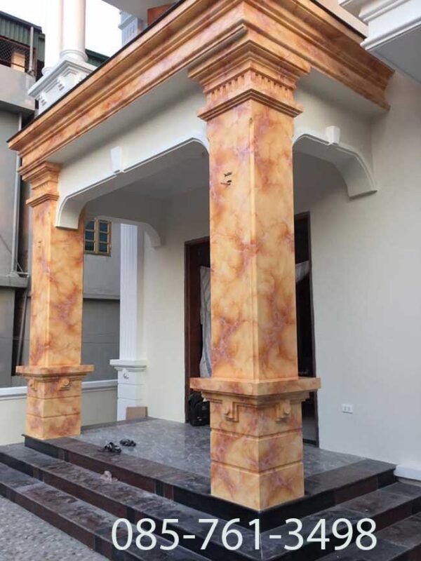 Sơn Giả Đá Mặt Tiền_ giả đá 3D mặt tiền đẹp sang trọng - Ảnh 30