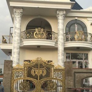 Sơn Giả Đá Mặt Tiền_ giả đá 3D mặt tiền đẹp sang trọng