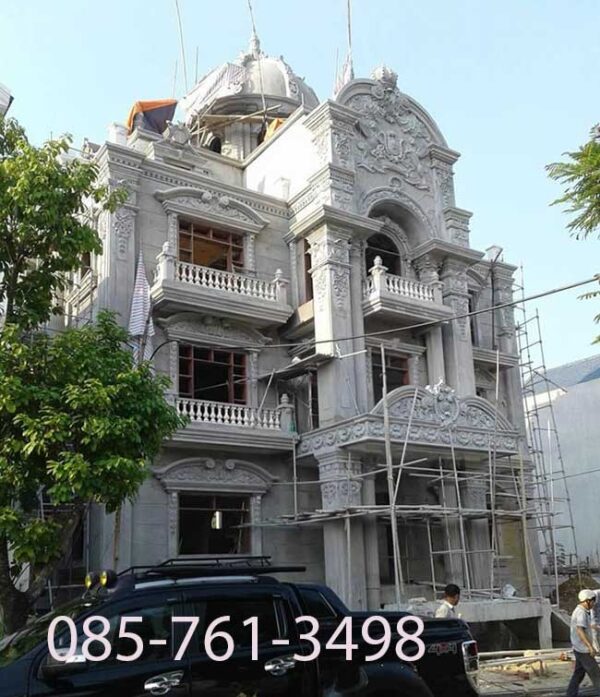 Sơn Giả Đá Mặt Tiền_ giả đá 3D mặt tiền đẹp sang trọng - Ảnh 6