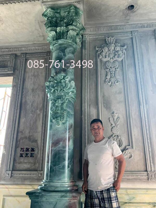 Sơn giả đá cẩm thạch miền Nam đẹp như thật – Bền màu đến 10 năm - Ảnh 5