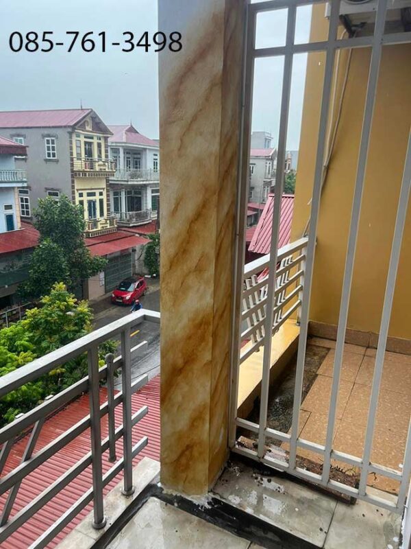 Sơn giả đá cẩm thạch miền Nam đẹp như thật – Bền màu đến 10 năm - Ảnh 8