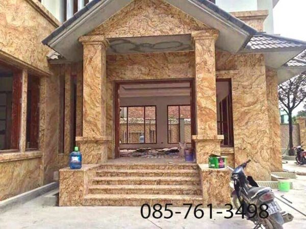 Sơn giả đá cẩm thạch miền Nam đẹp như thật – Bền màu đến 10 năm - Ảnh 12