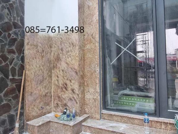 Sơn giả đá cẩm thạch miền Nam đẹp như thật – Bền màu đến 10 năm - Ảnh 11