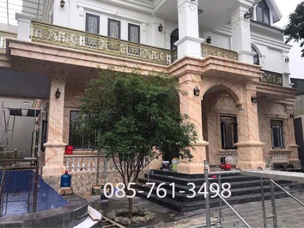 Sơn giả đá cẩm thạch miền Nam đẹp như thật – Bền màu đến 10 năm - Ảnh 9