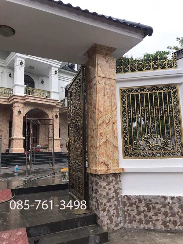 Sơn giả đá cẩm thạch miền Nam đẹp như thật – Bền màu đến 10 năm - Ảnh 16