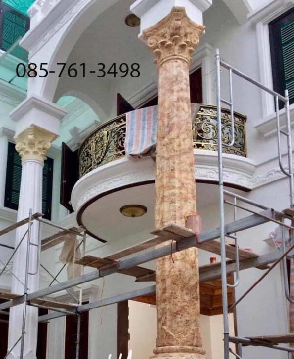[Cột tròn sơn giả đá] Thi công 0857613498 - Ảnh 2
