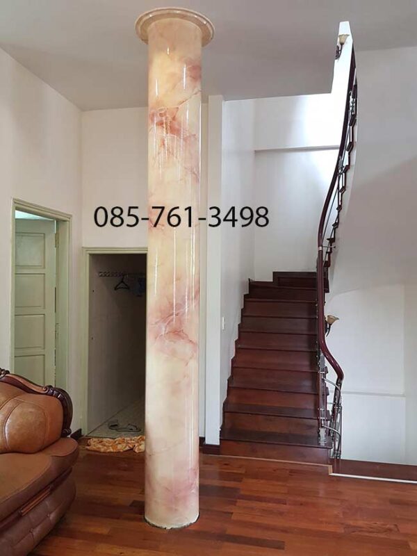 [Cột tròn sơn giả đá] Thi công 0857613498 - Ảnh 10