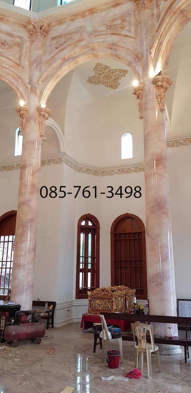 Sơn giả đá vân mây & 5 bước thi công sơn giả đá