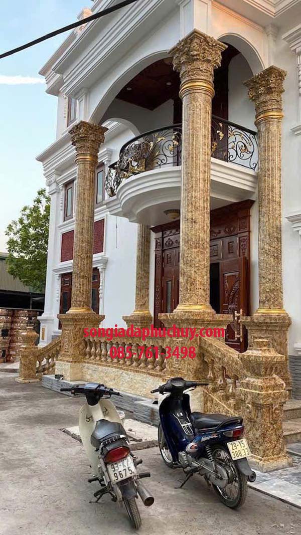 [Cột Giả Đá Nhà Phố] Đẹp – Bền – Sang Trọng Thi Công 24/7