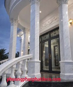 Những Mẫu Cột Vuông Sơn Giả Đá Cho Mặt Tiền Đẹp Nhất