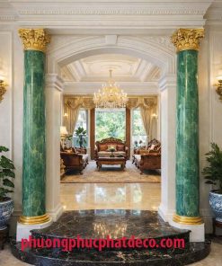 Mẫu Sơn Giả Đá Cẩm Thạch Màu Xanh Trong Nhà Đẹp Nhất